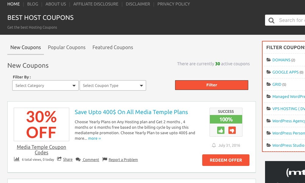 Best Host Coupons for Media Temple Hosting