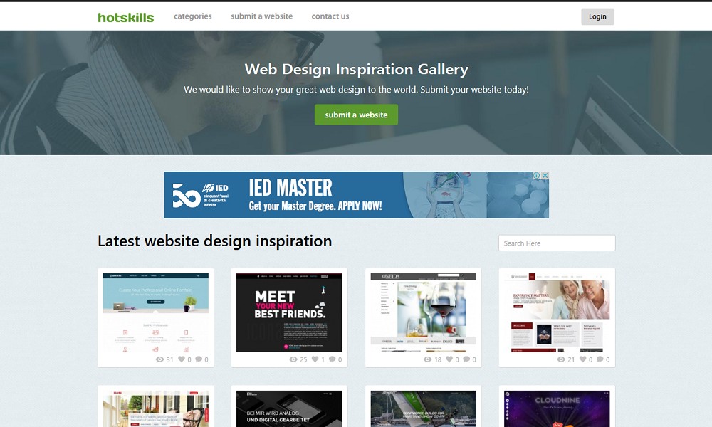 Web Design Inspiration Gallery