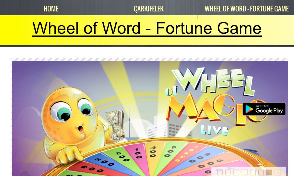Wheel of Word - Fortune Game