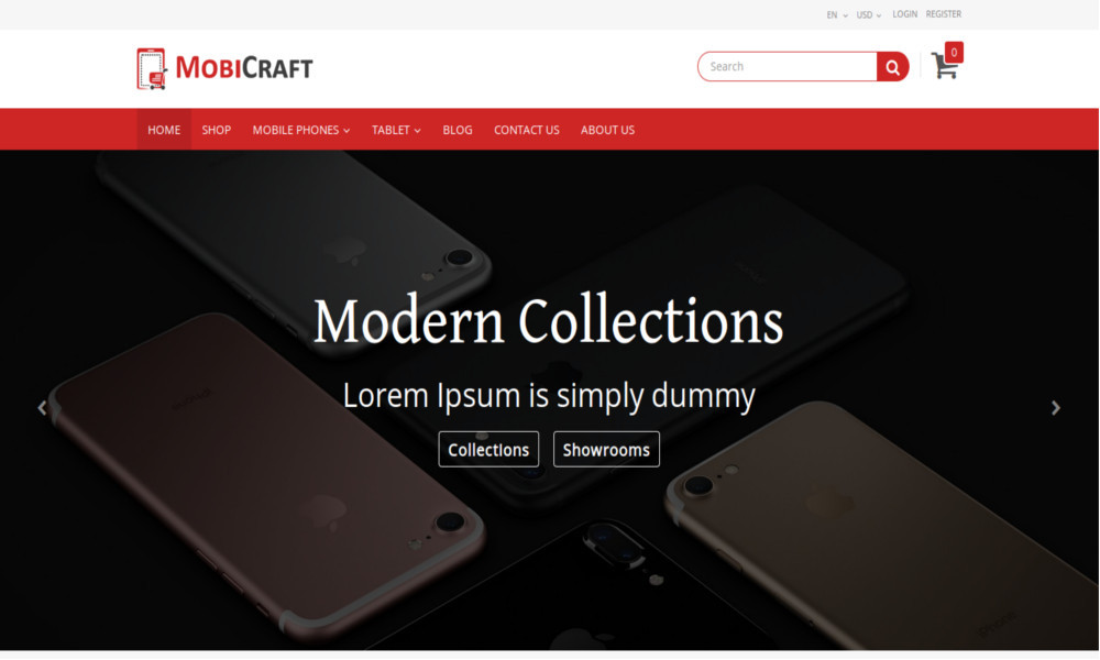 Odoo MobiCraft: Responsive Mobile Ecommerce Store Theme