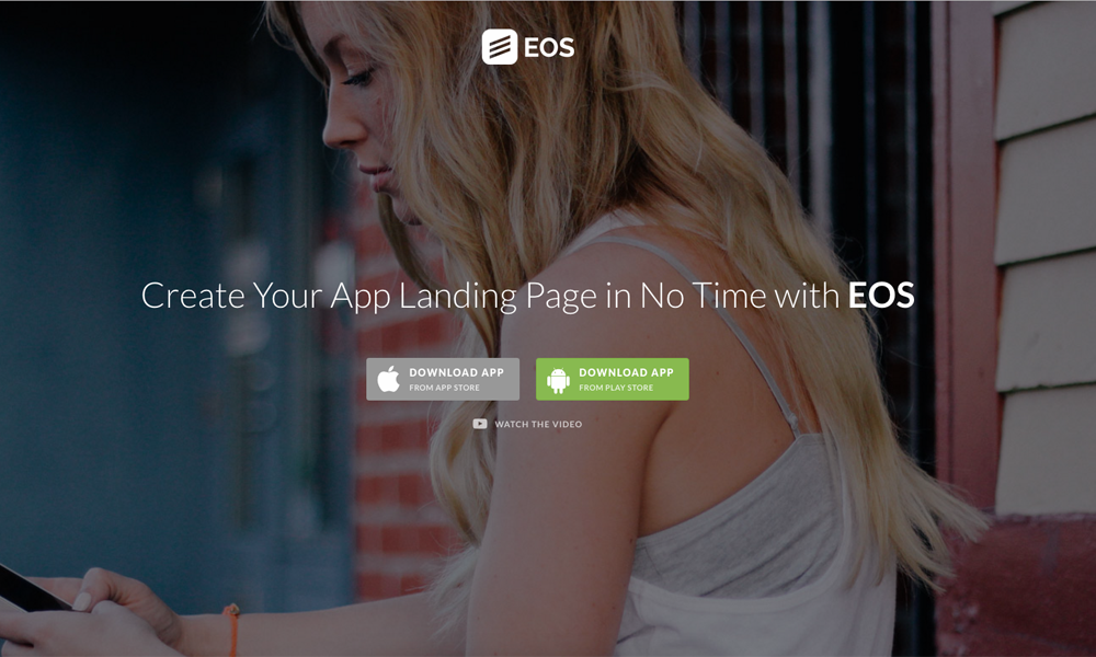 EOS - A Responsive App Landing Theme