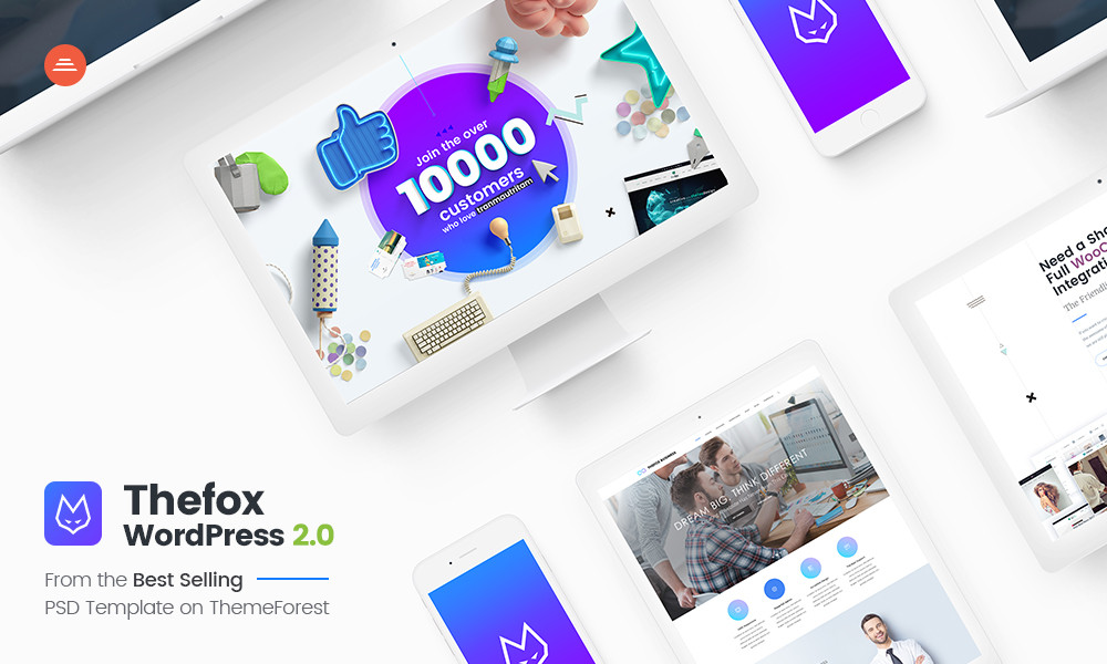 TheFox | Responsive Multi-Purpose WordPress Theme