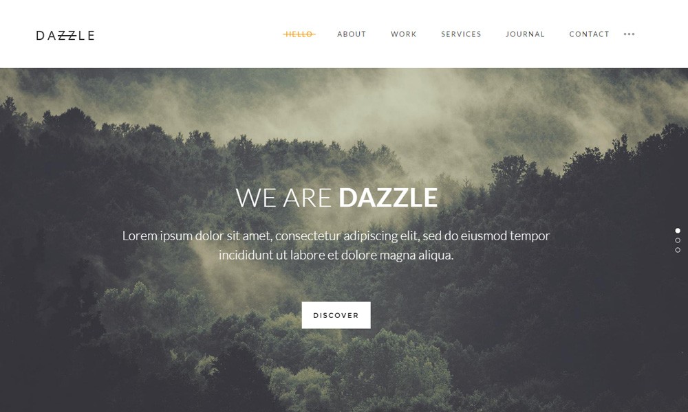 Dazzle - Portfolio Theme for Creative Professionals