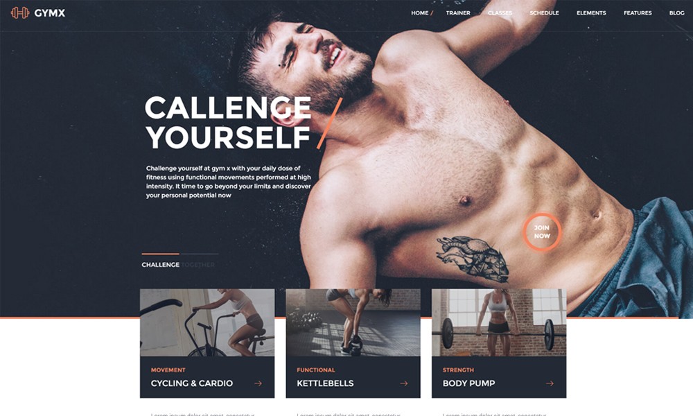 Gym X - Fitness, Gym & Sports WordPress Theme