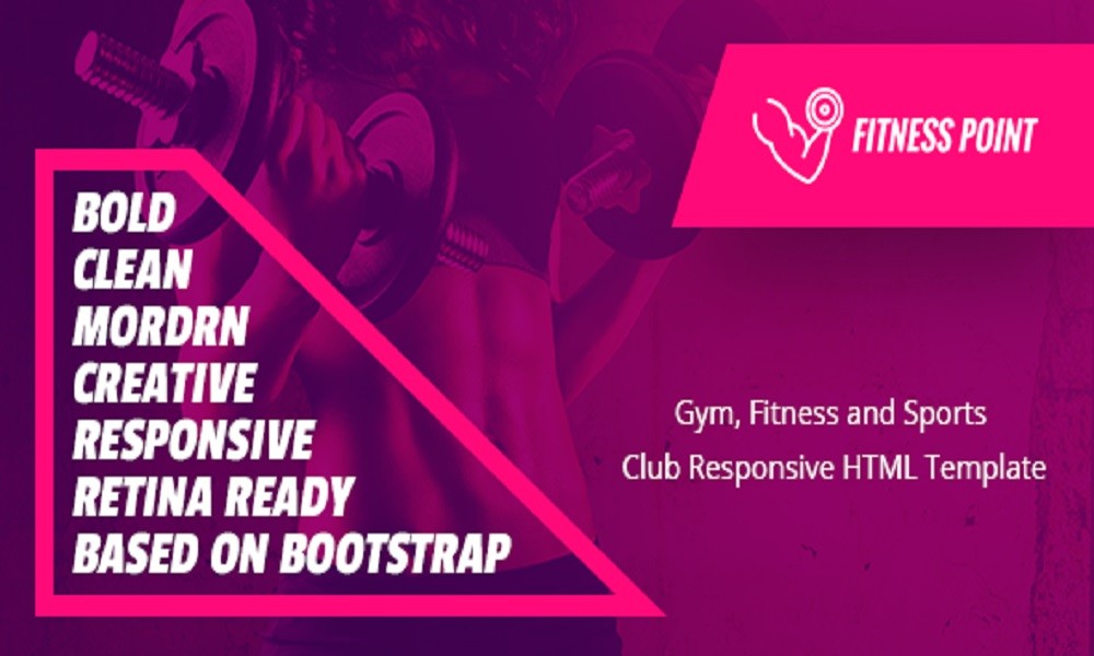 Fitness Point – Gym, Fitness And Sports Club Responsive HTML Template