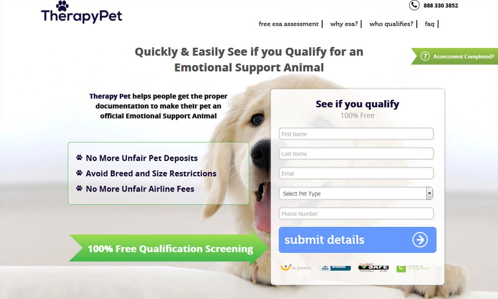 ESA Letters For Travel, Housing, and More | Therapy Pet