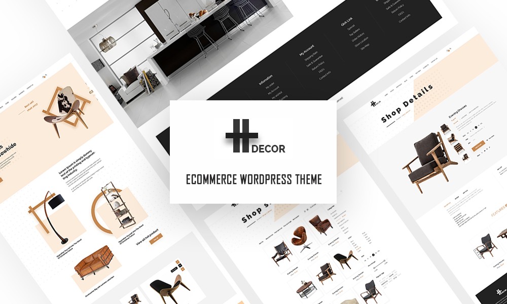 H Decor - Creative WP Theme for Furniture Business Online