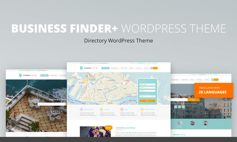 Business Finder+ WordPress Theme