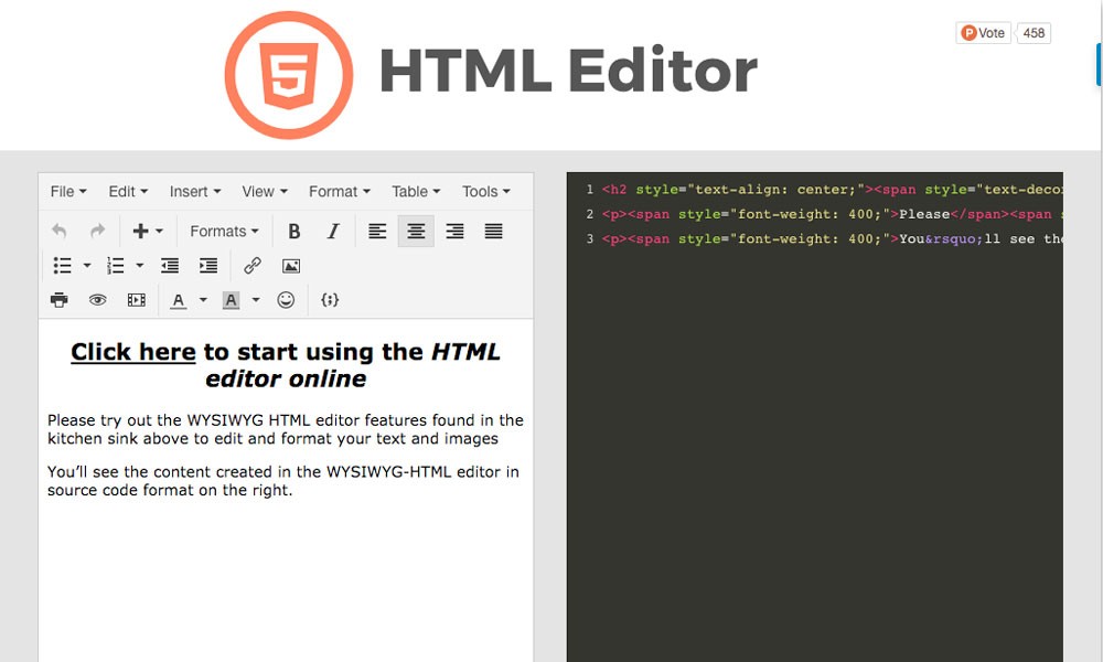 HTML Editor