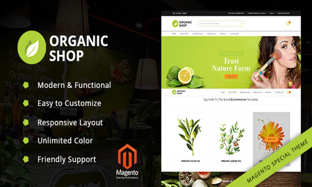 Organic Shop Responsive Magento2 Theme By Zozothemes