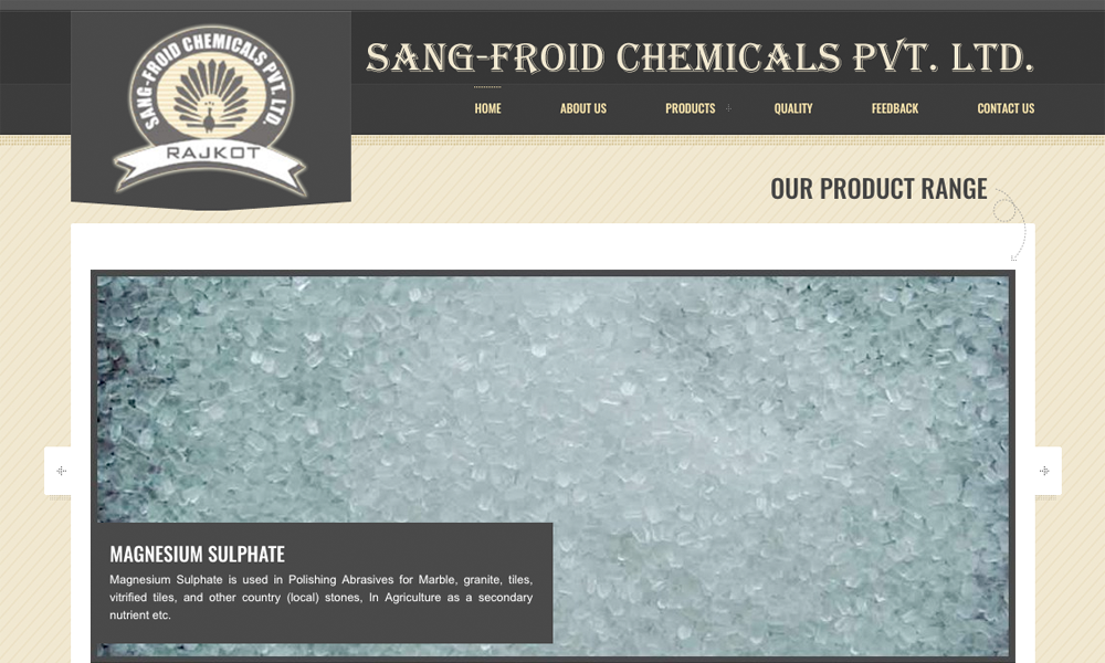 Sang Froid Chemicals Pvt. Ltd