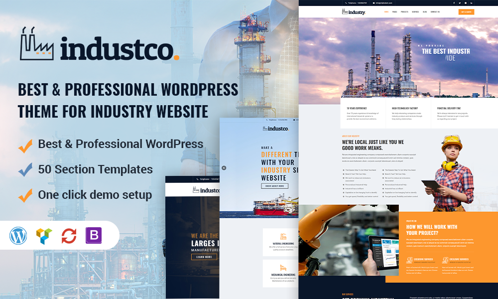 IndustCO | Industry & Factory WordPress Theme