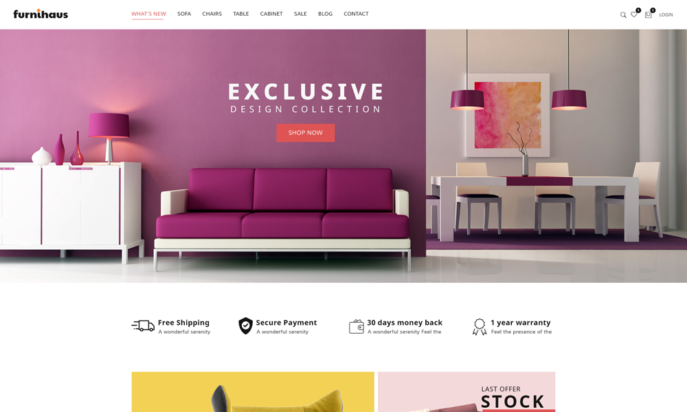 Furnihaus - Responsive Furniture WooCommerce WordPress Theme