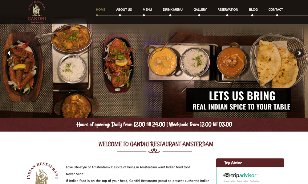 Indian Restaurant Gandhi