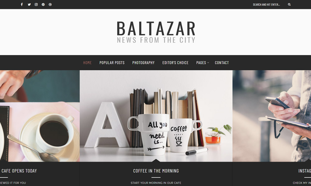 Baltazar – A Gentleman’s WordPress Blog