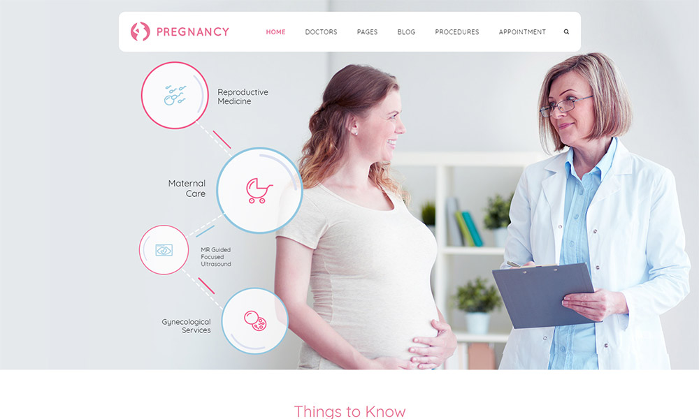 Pregnancy Medical WordPress Theme