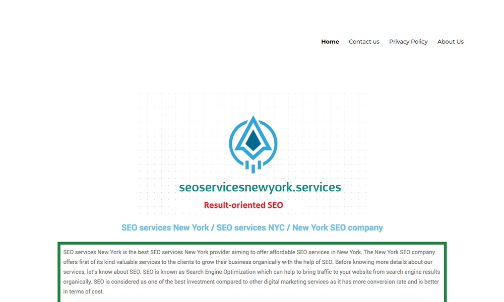 SEO services New York