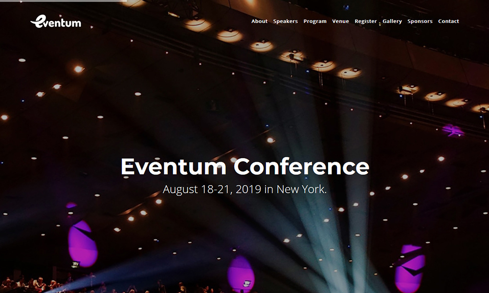Eventum One Page Event & Conference Template