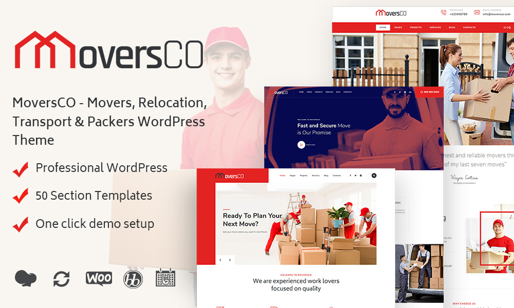 MoversCO - Movers & Packers WordPress Theme