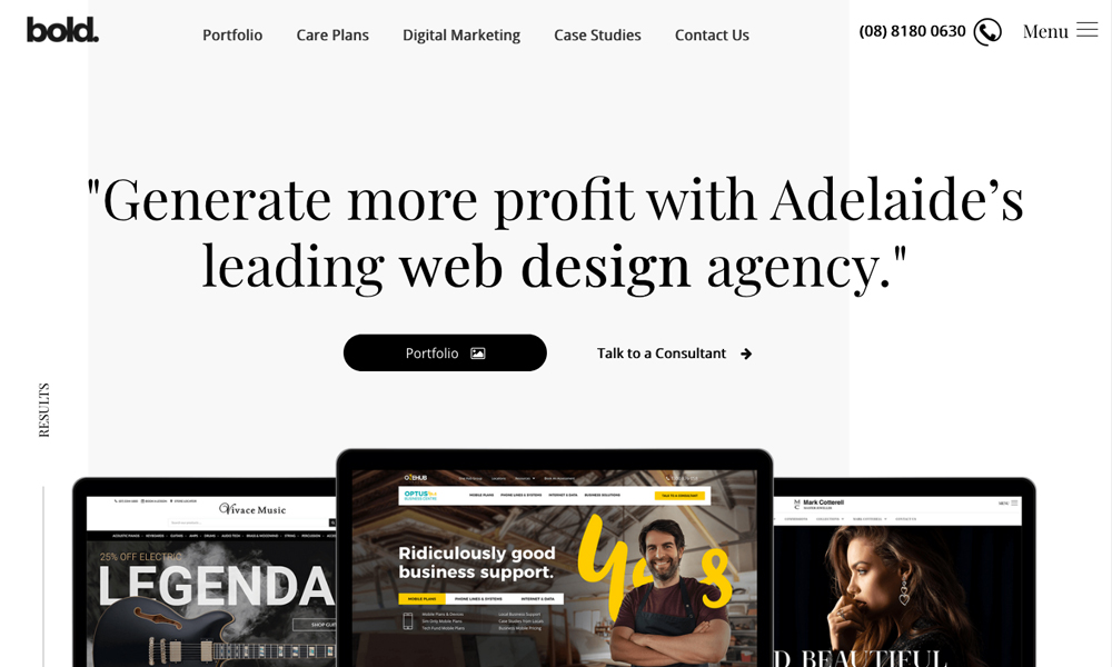 Bold Web Design