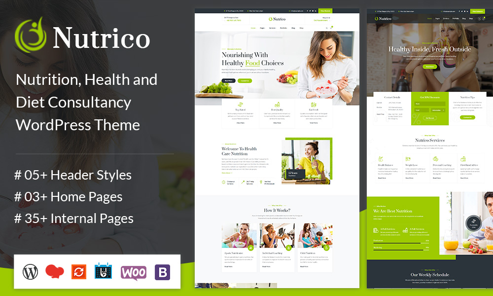 Nutrico - Nutrition Health Services WordPress Theme