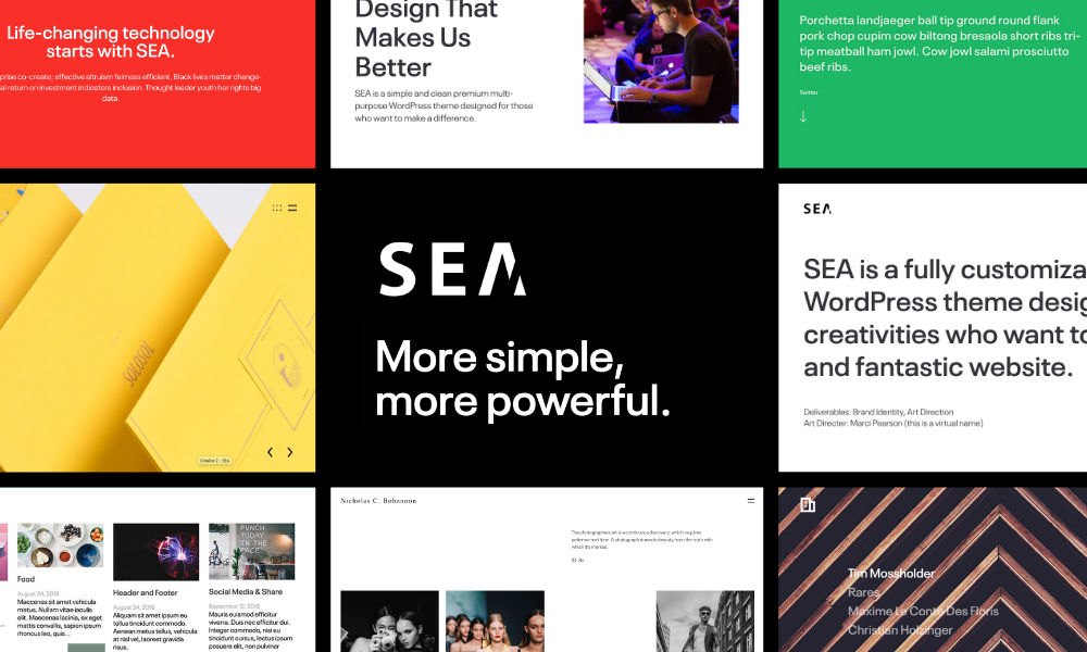 SEA WordPress Theme