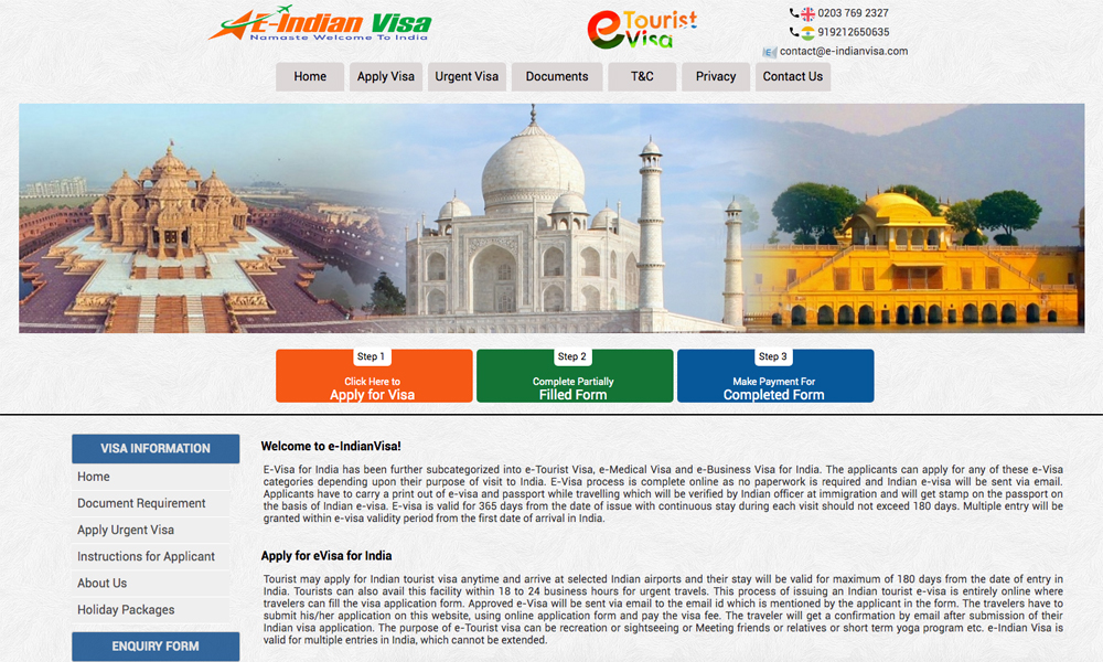 e- Indian Visa