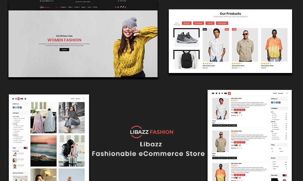 Libazz - The Fashionable eCommerce Store