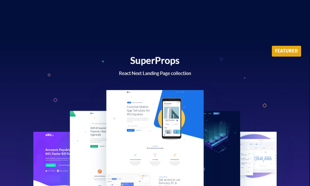 SuperProps - React Next Landing Page Templates