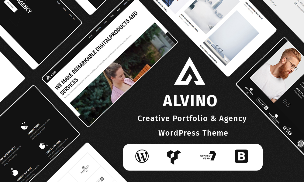Alvino - Creative Agency & Digital Studio WordPress Theme
