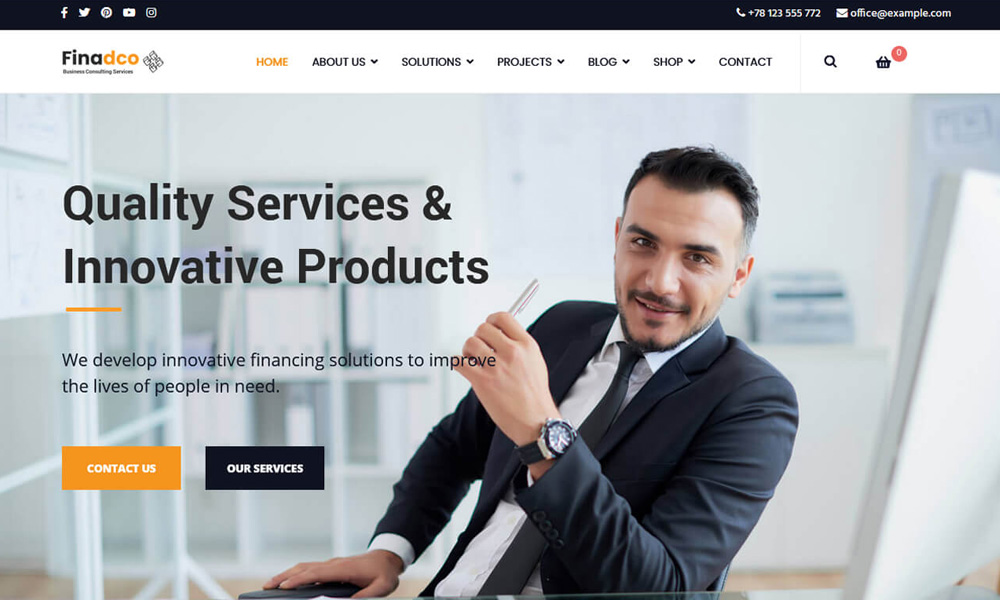 Finadco - Business Consulting Joomla Template