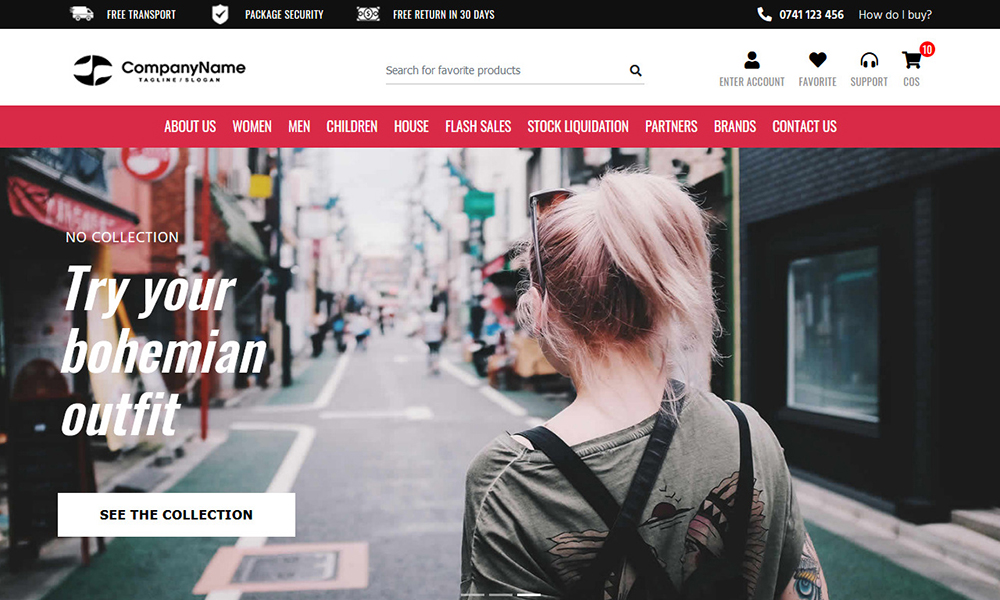 F-Store - Fashion HTML Template