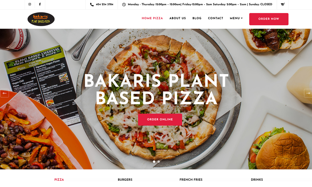 Bakaris Plant-based Pizza