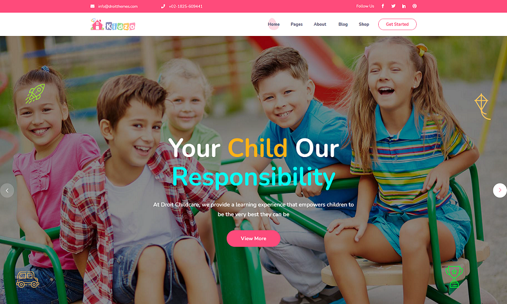 Kidzo - Kids & Children WordPress Theme