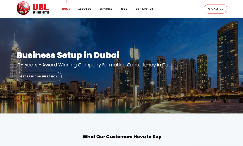 UBL Business Setup Dubai