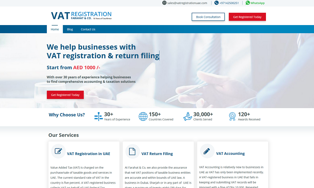VAT Registration UAE