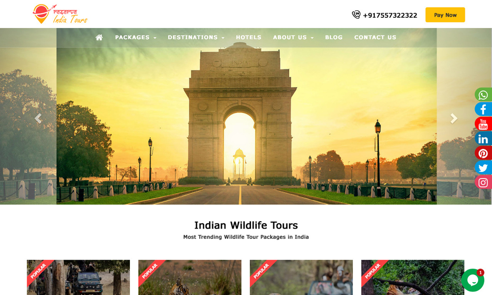 Reserve India Tours