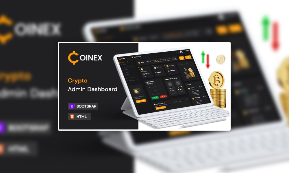 Coinex Lite | Free Crypto Admin Dashboard