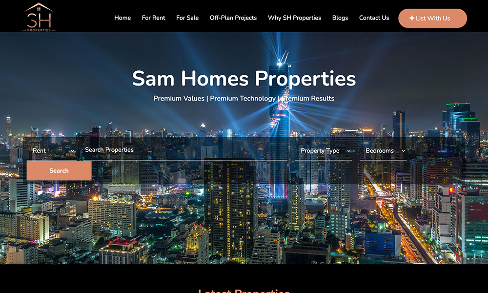 Sam Homes Properties