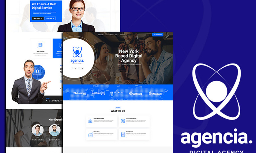 Agencia - Digital Agency HTML5 Template Website Template