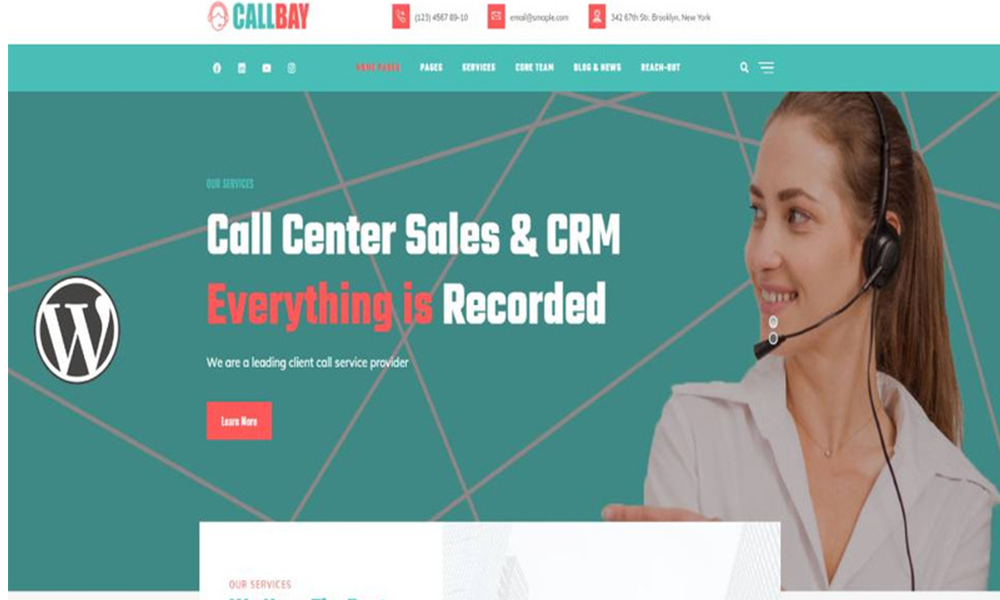 Callbay - Call Center WordPress Theme