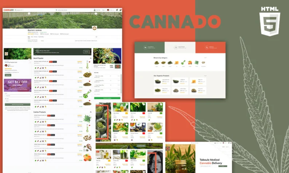 Cannado | Cannabis Multi-vendor HTML5 Website Template