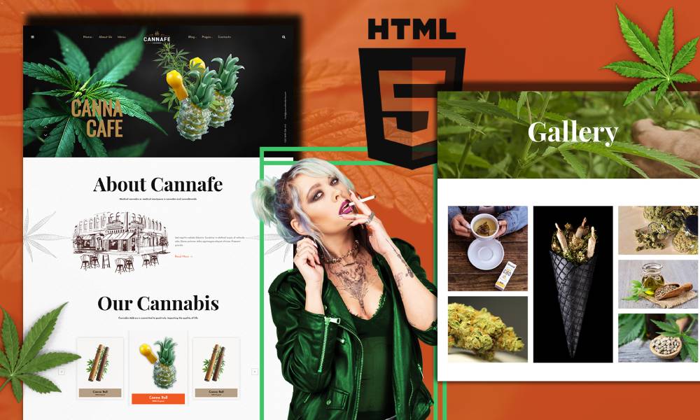 Cannafe | Cannabis Caffe HTML5 Website Template
