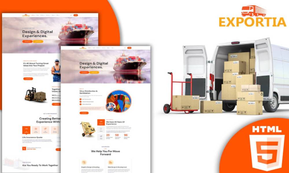 Expotia - Transportation and Logistic Html Template