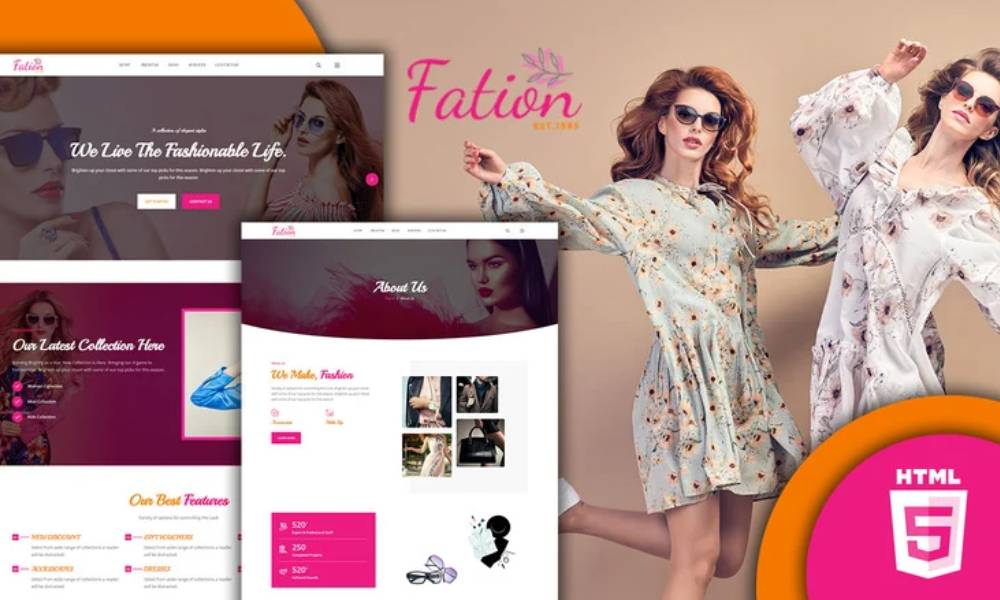 Fation Faison Designs HTML5 Website Template