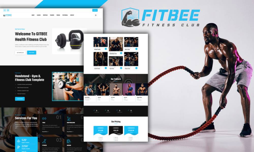 Fitbee Gym & Fitness Landing Page HTML5 Template
