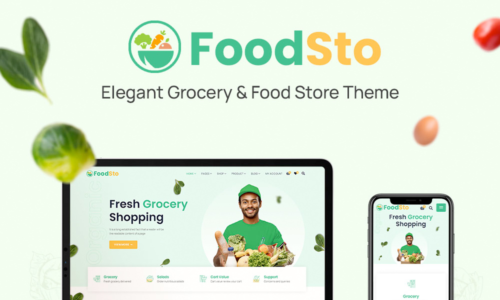 Foodsto | Grocery & Food Store WordPress Theme