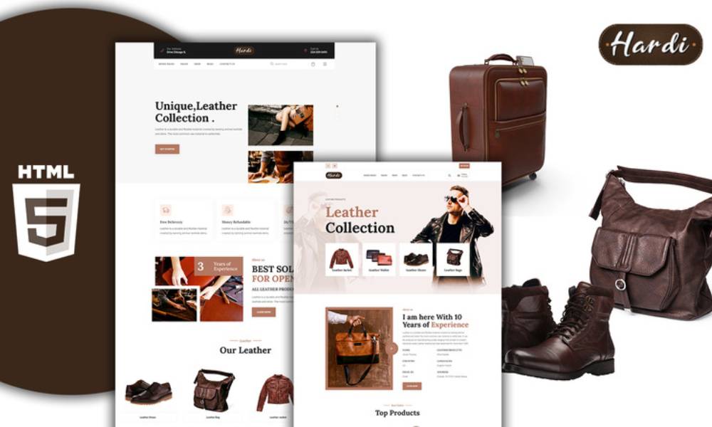 Hardi - Leather Shop Html Template