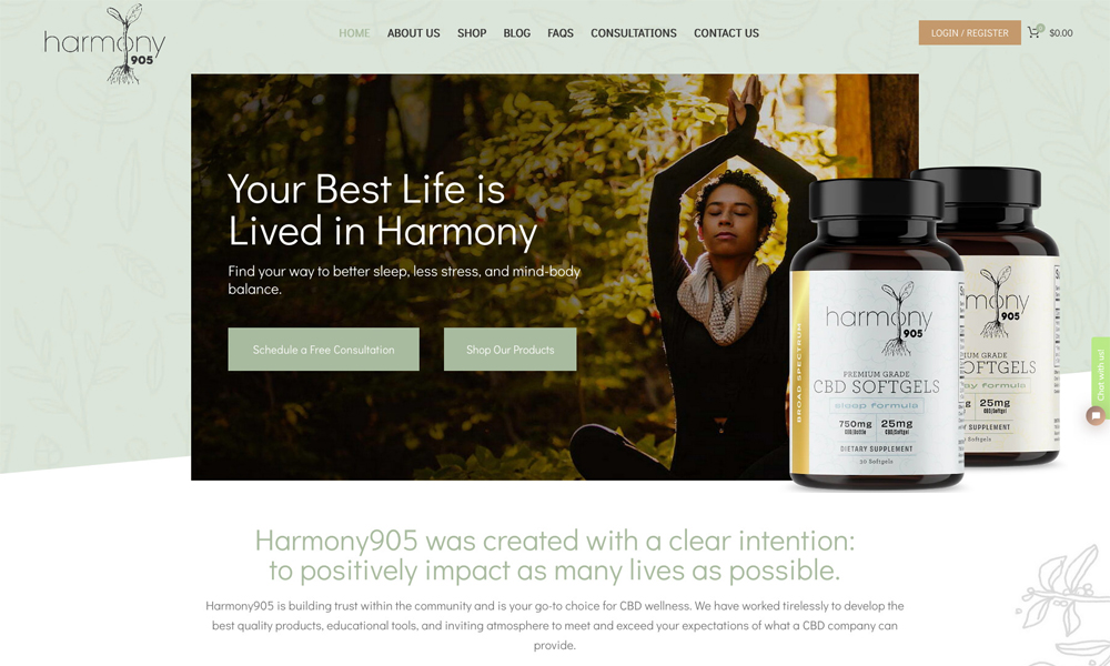 Harmony 905 - CBD Products