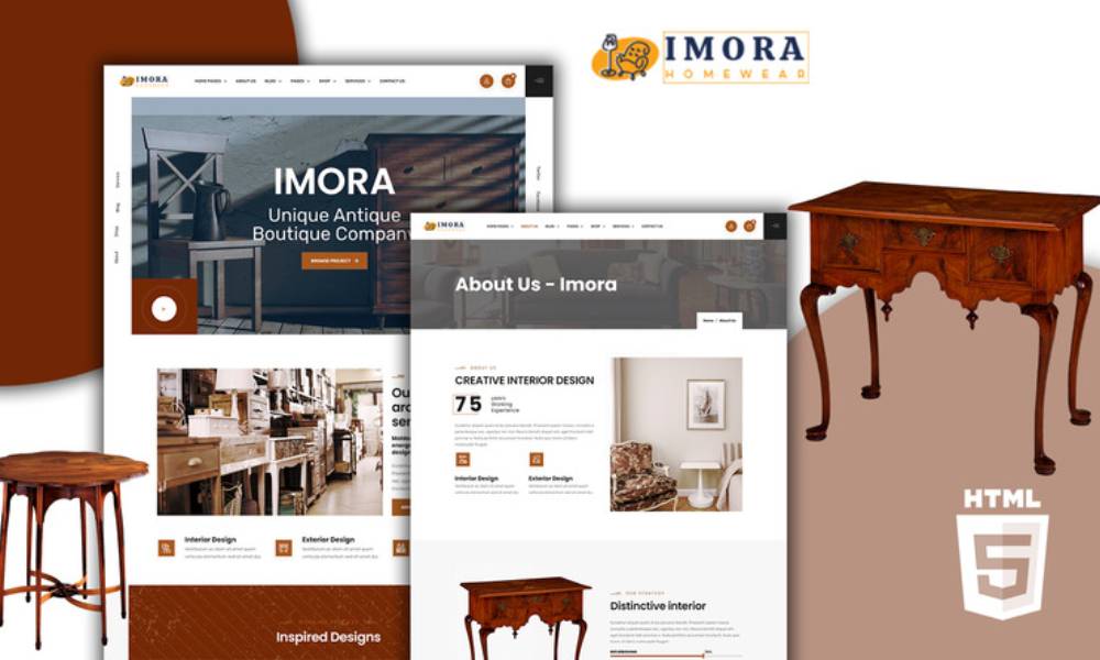 Imora - Antique HTML5 Website template